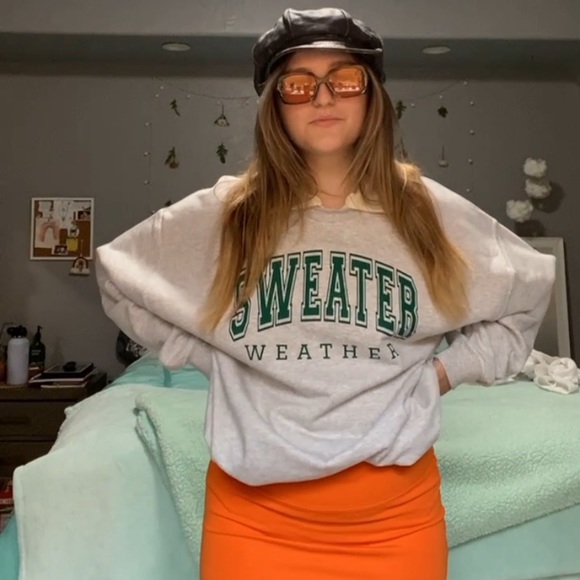 Sweater weather fall sweatshirt - Picture 5 of 7